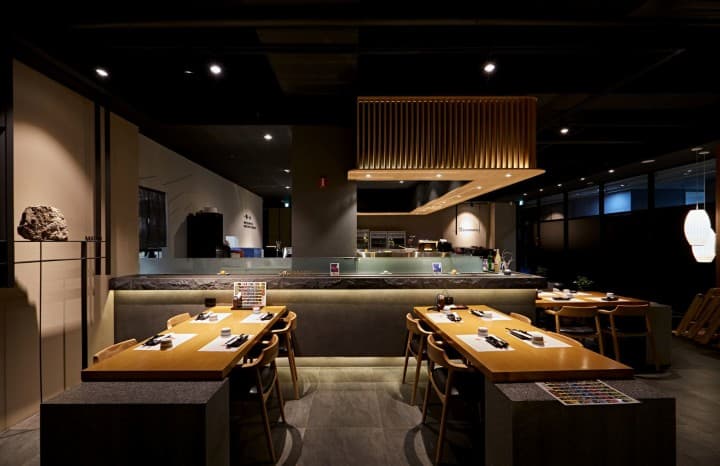 스시마츠 좌석 인테리어